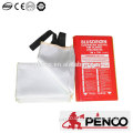 High quality hard pvc box package fire blanket roll